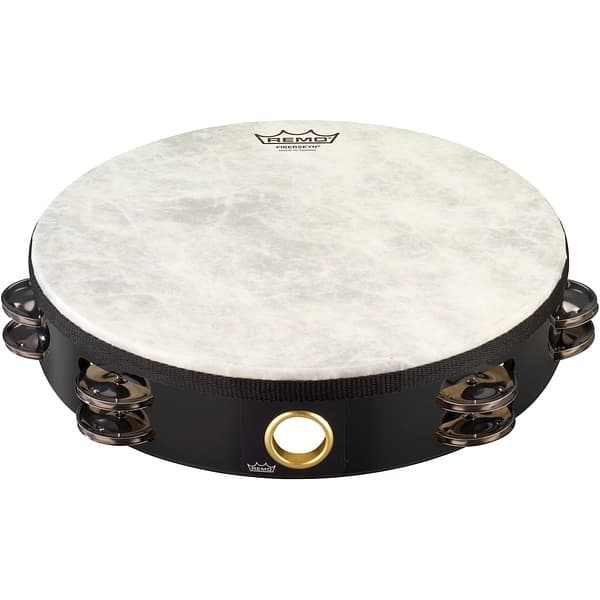 Remo Fixed-Head Tambourine Black 10 in.