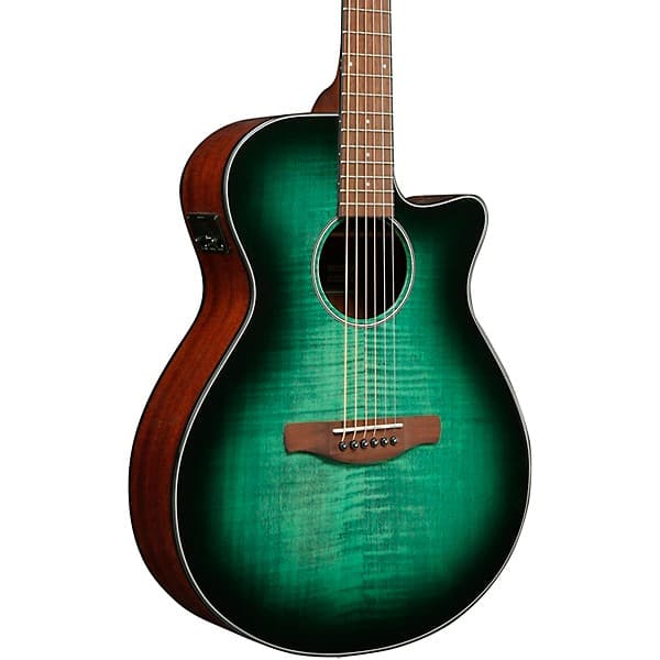 Ibanez AEG70 Grand Concert Acoustic-Electric Guitar - Emerald Burst