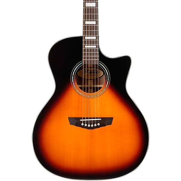D'Angelico Premier Gramercy CS Acoustic-Electric Guitar - Vintage Sunburst