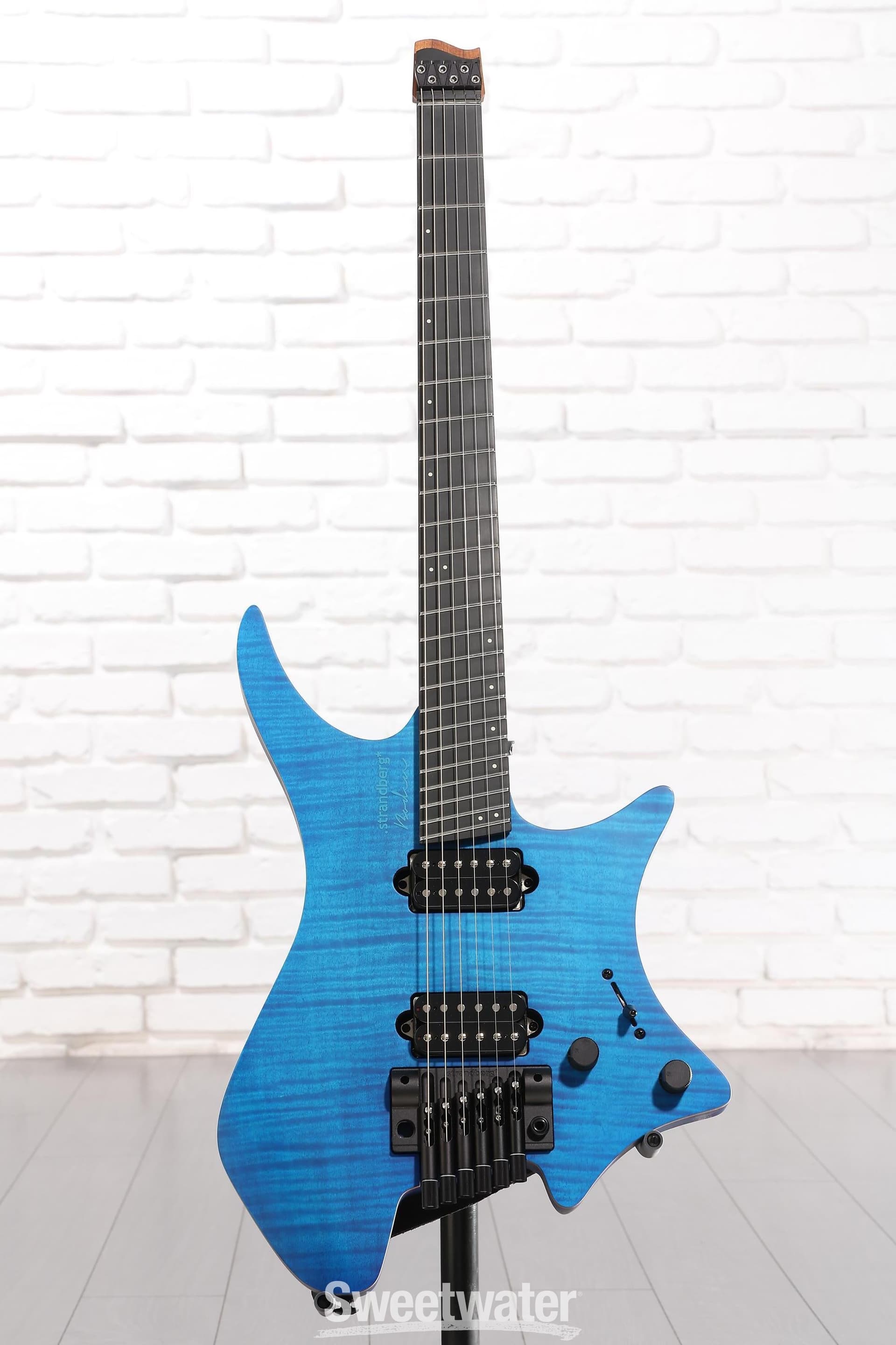 Boden Prog NX 6 Electric Guitar - Stained Trans Deep Blue