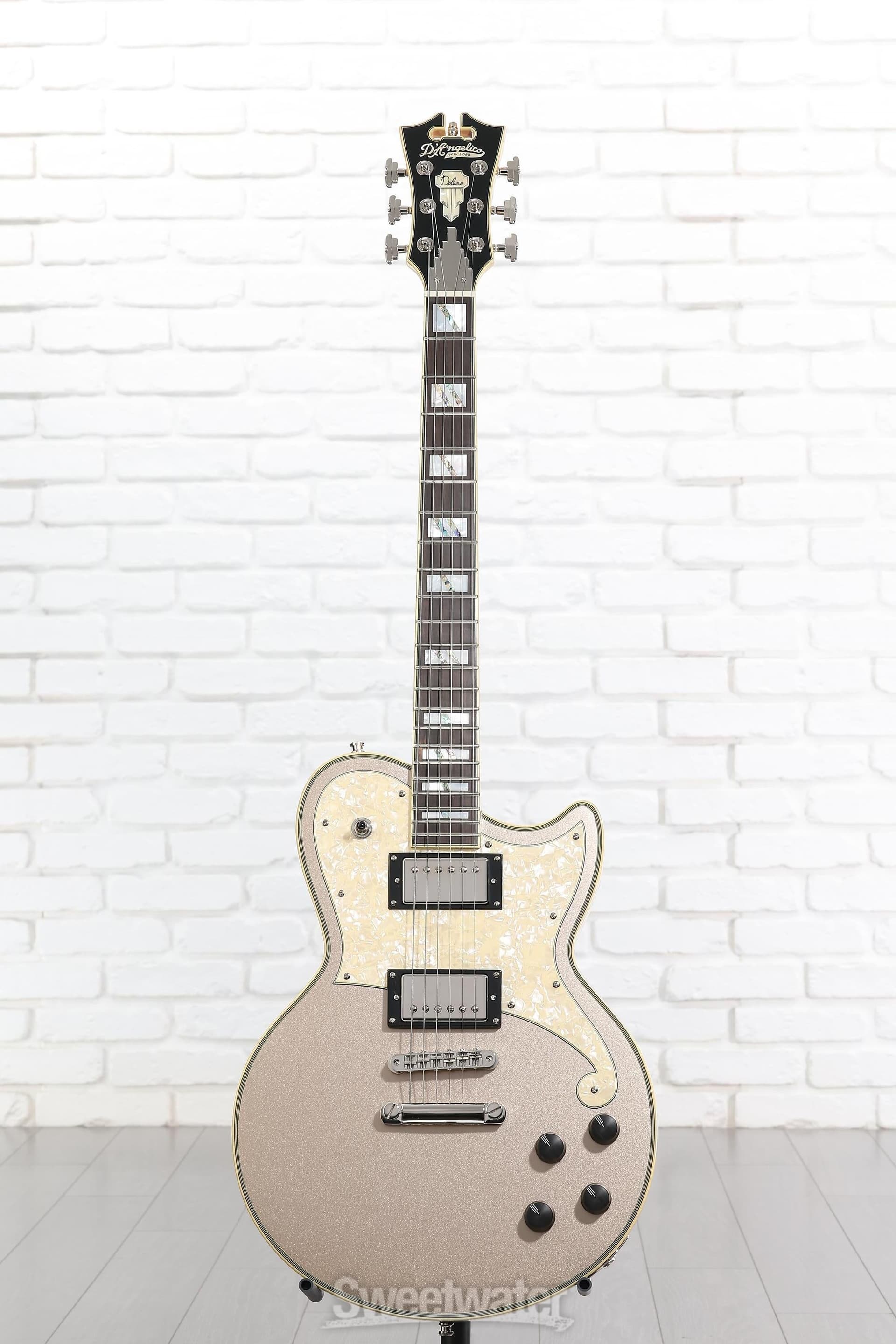 Deluxe Atlantic Electric Guitar - Desert Gold with Stopbar Tailpiece
