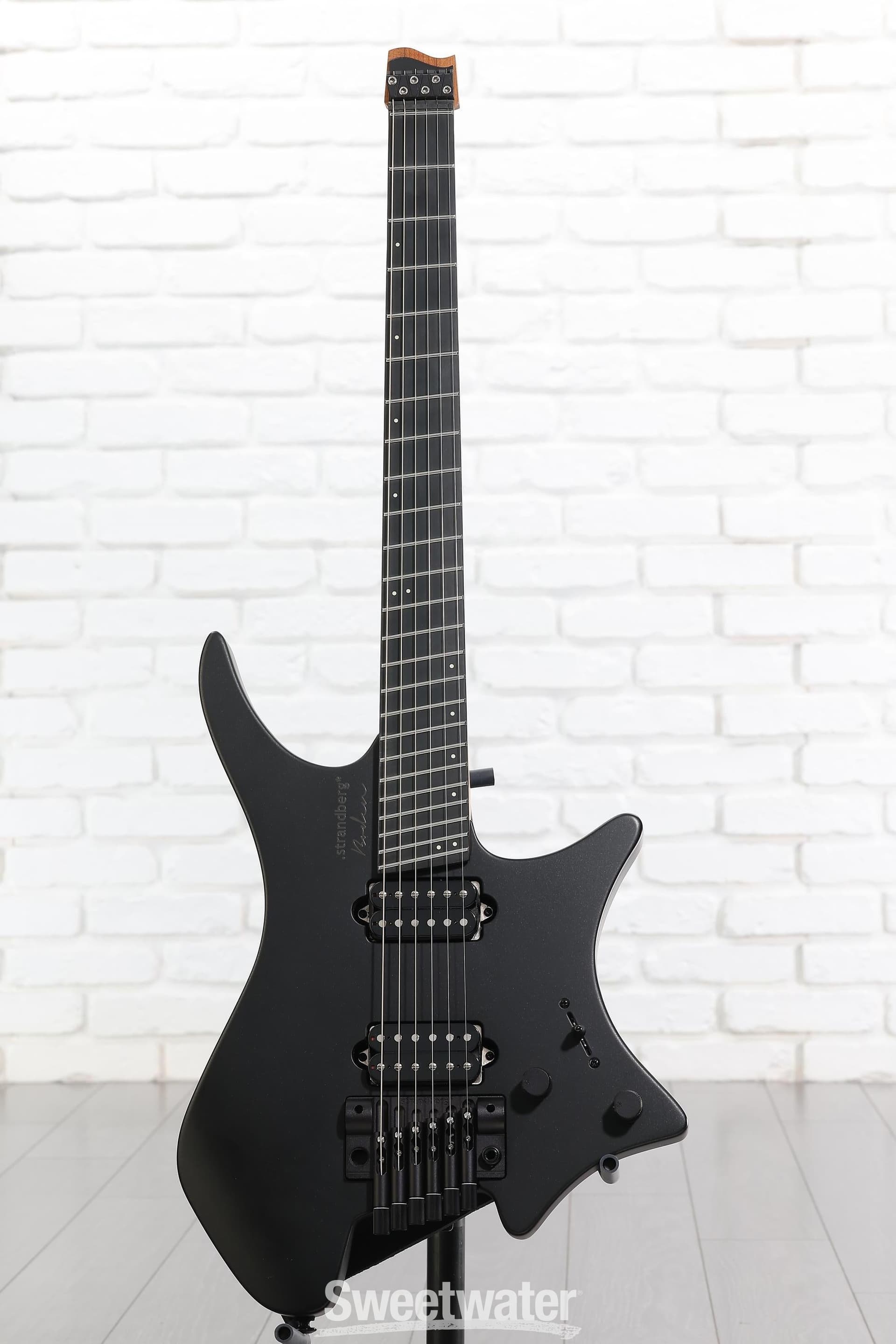 Boden Metal NX 6 Tremolo Electric Guitar - Black Granite