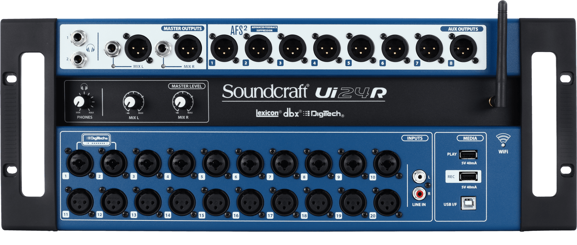 Ui24R 24-channel Remote-controlled Digital Mixer