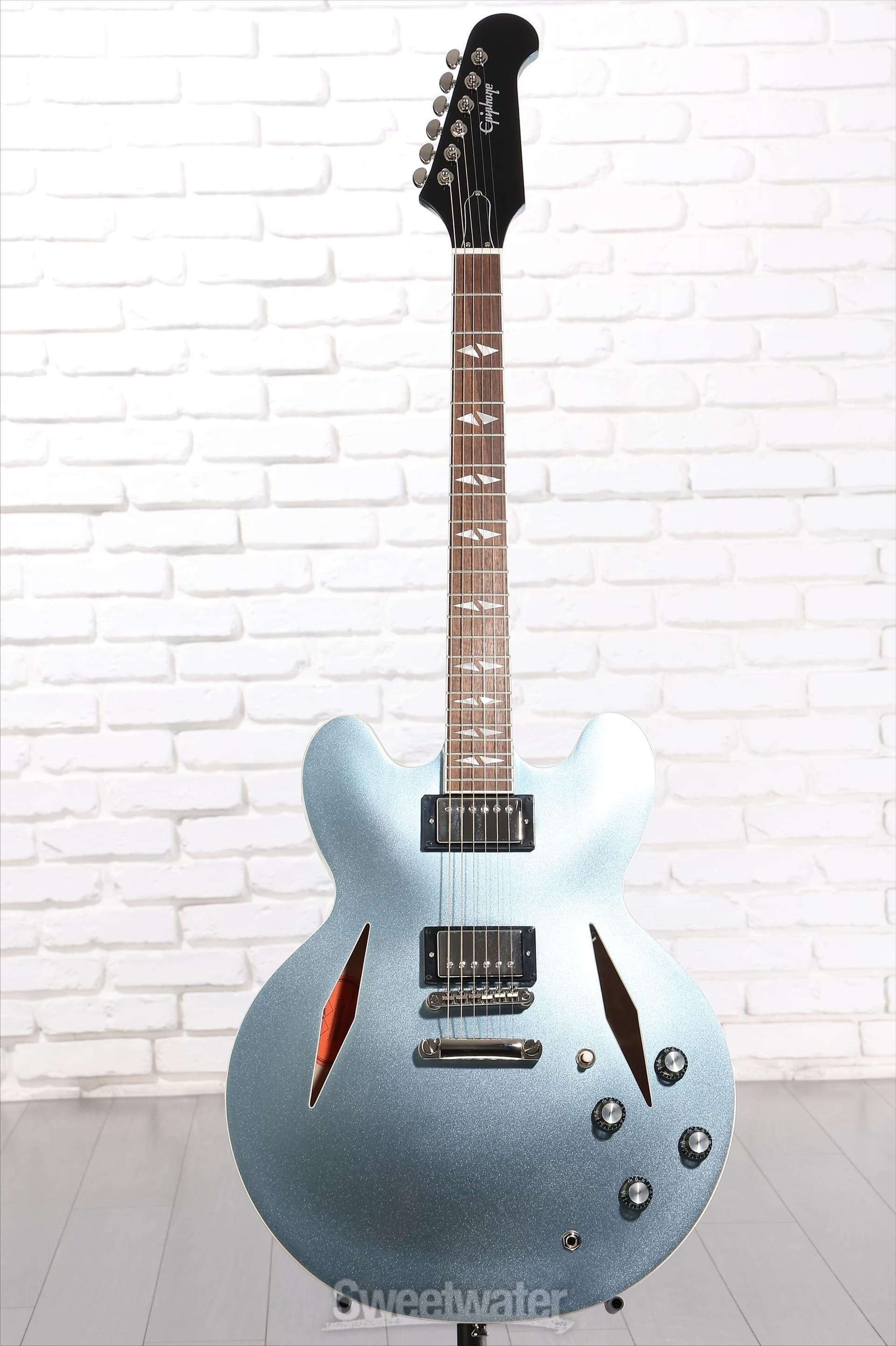 Dave Grohl DG-335 Semi-hollowbody Electric Guitar - Pelham Blue