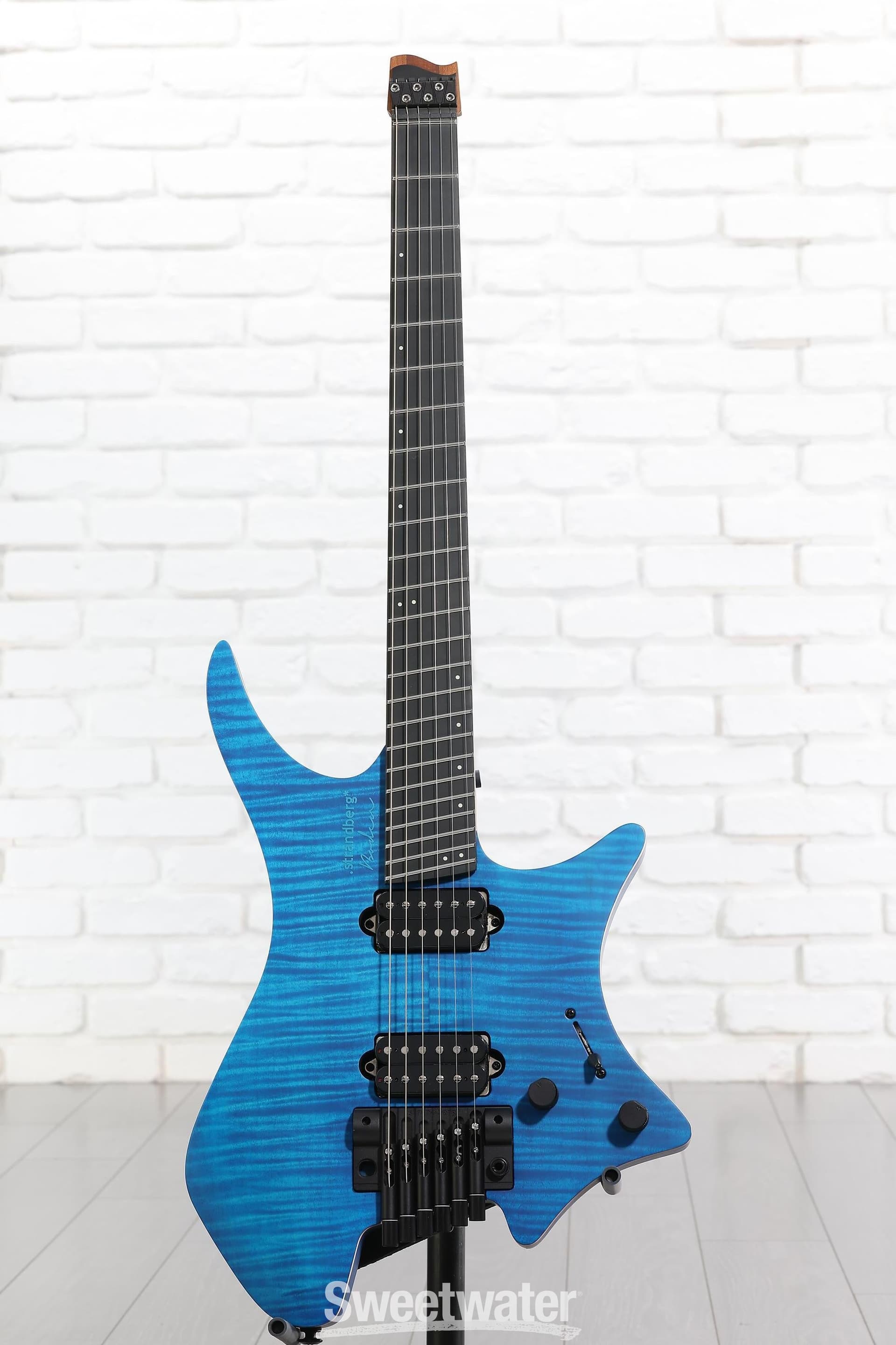 Boden Prog NX 6 Electric Guitar - Stained Trans Deep Blue