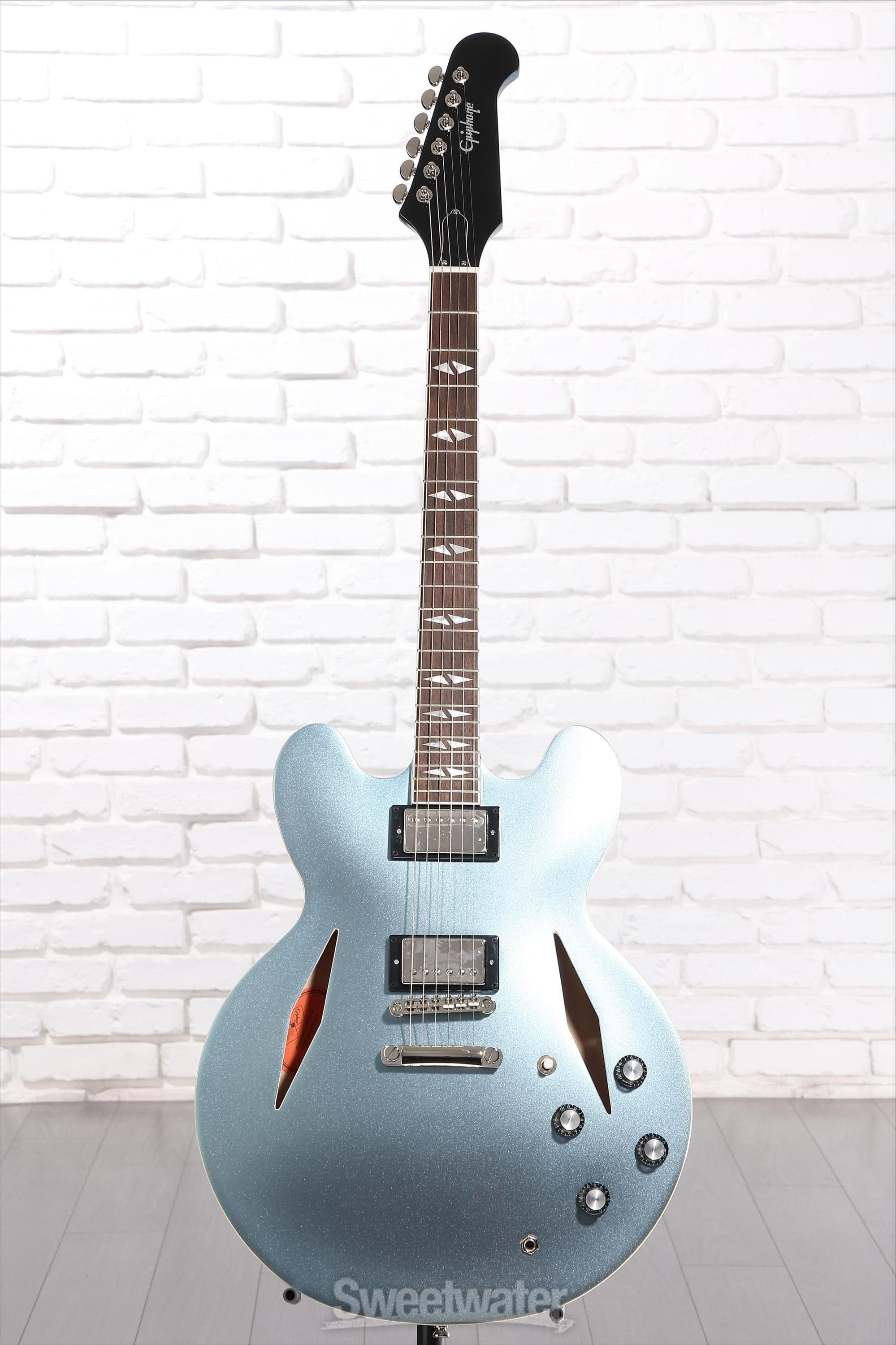 Dave Grohl DG-335 Semi-hollowbody Electric Guitar - Pelham Blue