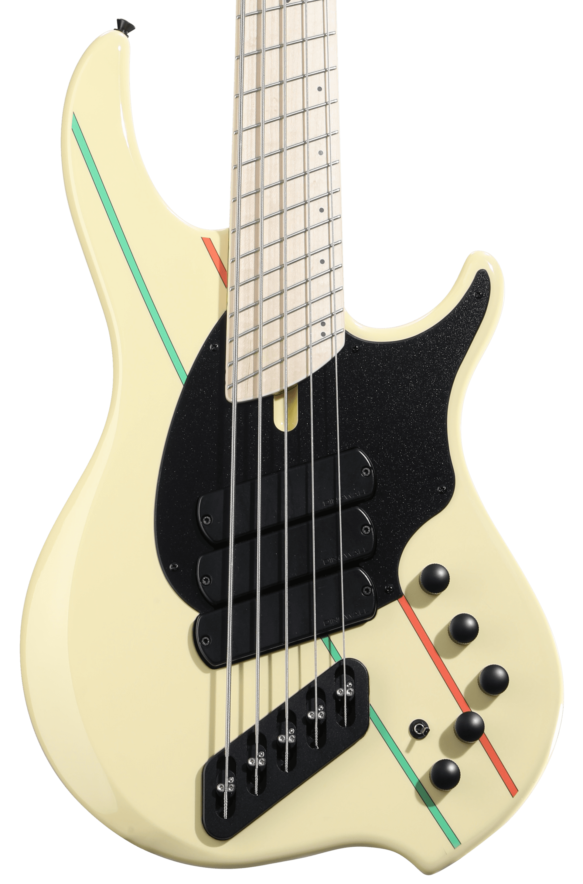 John Taylor Signature 5-string Electric Bass - Gloss Cream