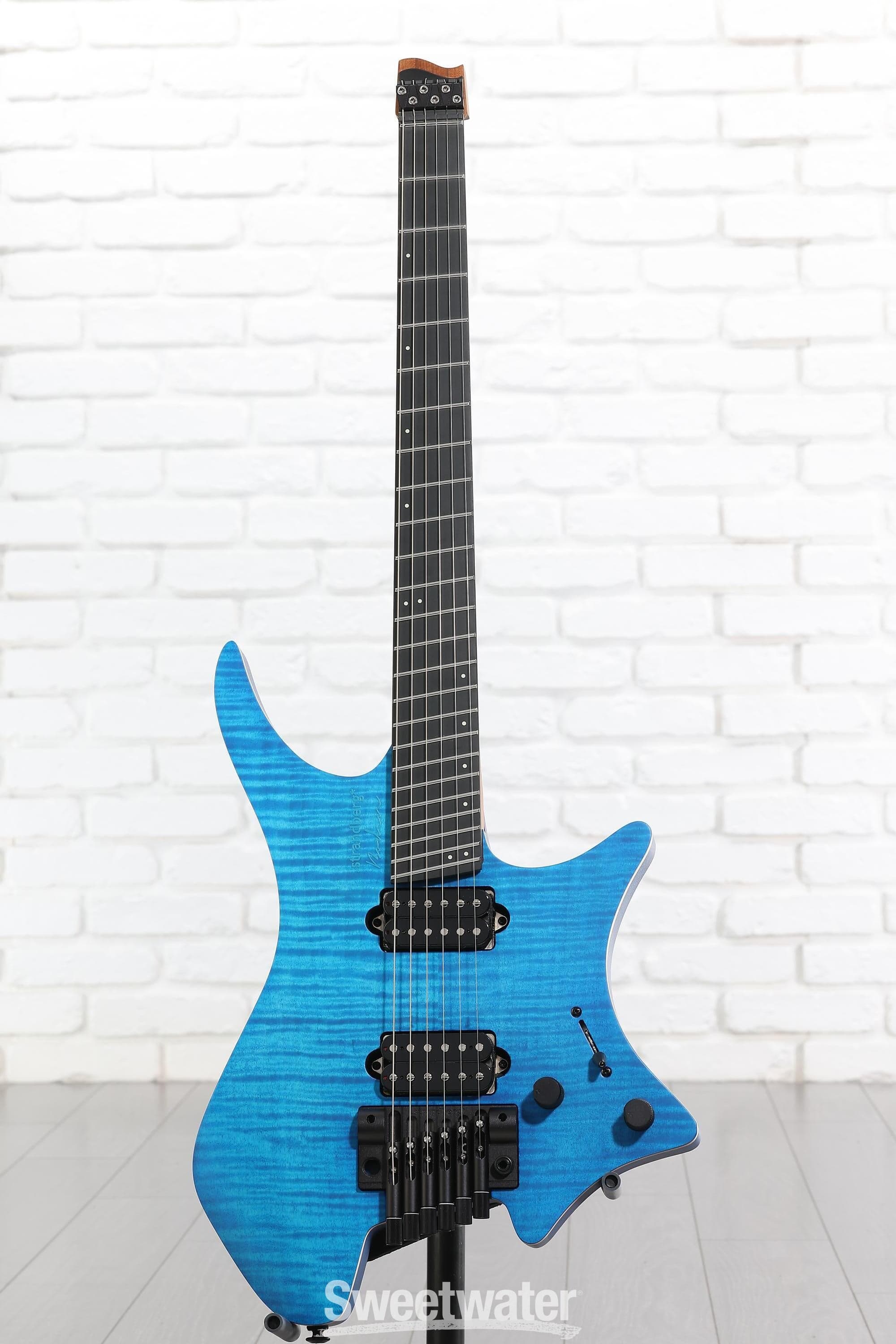 Boden Prog NX 6 Electric Guitar - Stained Trans Deep Blue